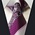 halpa Miesten kravatit ja rusetit-rento violetti kukka tulostaa kravatti