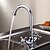 cheap Kitchen Faucets-Kitchen faucet - One Hole Chrome Standard Spout / Tall / ­High Arc Deck Mounted Traditional Kitchen Taps / Two Handles One Hole