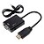 billiga HDMI-HDMI V1.3 hane till VGA hona adapter 3,5 mm M / M kabel (0,5 M)