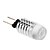cheap LED Bi-pin Lights-2W G4 LED Spotlight 1 COB 130 lm Cool White DC 12 V