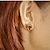 preiswerte Ohrringe-MISS U Frauen rote Weinlese-Engels-Flügel-Ohrringe