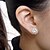 cheap Earrings-Women&#039;s Cubic Zirconia Stud Earrings Zircon Cubic Zirconia Rhinestone Earrings Flower Sunflower Classic Fashion Jewelry For Daily Casual / Imitation Diamond