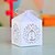 abordables Supports cadeaux invités-Cubique Papier nacre Titulaire de Faveur avec Noeud Boîtes à cadeaux