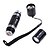 cheap Outdoor Lights-270-Lumen 3-Mode White Light LED Flashlight with Strap -3 Colors