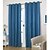 cheap Curtains Drapes-Rod Pocket Grommet Top Tab Top Double Pleat Two Panels Curtain Modern Solid Living Room Polyester Material Curtains Drapes Home Decoration