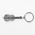 billiga Anpassade Nyckel Ringar-personlig graverad gåva kreativa guita formade nyckelring med 1 bokstav