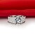 cheap Rings-Ring Women&#039;s Diamond Silver / Sterling Silver / Platinum Plated Silver / Sterling Silver / Platinum Plated Love5 / 6 / 7 / 8 / 8½ / 9 /