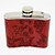 cheap Personalized Drinkware-Personalized Gift Phoenix Pattern Red 5oz PU Leather Capital Letters Flask