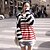 economico Maglioni da donna-Moda Donna Maglione e nero Red Stripe All-Partita Pullover allentato Top
