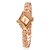 tanie Zegarki modne-Damskie Zegarek na bransoletce Kwarc Złoty Imitacja diamentu Analog Elegancja Błyszczące Moda - Złoty Srebrny