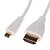 billige Kabelholdere-HDMI v1.3 Mand til Micro HDMI v1.3 Mand kabel Forgyldt OD4.0mm White (1,5 Mb)