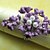 abordables Serviettes et accessoires-Perles Acrylique Floral Rond de Serviette, Dia 4.5cm