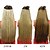 billige Syntetisk hårforlengelse-25 Inch Clip i Syntetiske Straight hair extensions med 5 klipp (assortert 3 farger)