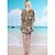 cheap Women&#039;s Swimwear &amp; Bikinis-Fashion Leopard Beach Swim Dress