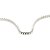 abordables Collares-moda de titanio de acero plateado collar estilo femenino clásico