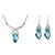 cheap Vip Deal-Sammy&#039;s Diamond Shaped Crystal Studs And Necklace Set
