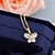 cheap Necklaces-XINXIN Women&#039;s 18K Gold Zircon Necklace D0411