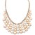 billige Vip Deal-BTid Kvinder Hvid Pink Elegant Multilayer Pearl mønster halskæde