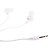 cheap TWS True Wireless Headphones-Cartoon Smiley Style In-Ear Earphone (White)