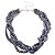 preiswerte Perlenhalskette-Damen Kristall Halsketten / Perlenkette - Perle Schwarz Modische Halsketten Schmuck Für Party, Alltag
