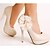 cheap Women&#039;s Shoes-Women&#039;s Wedding Summer Winter Stiletto Heel Leather Almond Pink