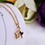 preiswerte Vip Deal-XINXIN Frauen-18K Gold Zirkon Halskette D0624