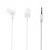 cheap TWS True Wireless Headphones-Cartoon Smiley Style In-Ear Earphone (White)