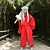 billige Anime-kostymer-Inspirert av InuYasha Inu Yasha Anime  &quot;Cosplay-kostymer&quot; Japansk Cosplay Klær Japansk Kimono Ensfarget Langermet Topp Bukser Belte Til Herre Dame