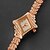 voordelige Trendy Horloge-Dames Armbandhorloge Kwarts Goud imitatie Diamond Analoog Elegant Glitter Modieus - Goud Zilver