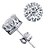cheap Earrings-Stud Earrings Zircon Cubic Zirconia Copper Rhinestone Silver Plated Platinum Plated Jewelry Daily Casual 1 pair