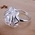 cheap Rings-Women&#039;s Band Ring - Silver Plated Roses, Flower Fashion One Size Silver For Party