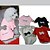 preiswerte Hundekleidung-Hund Pullover Knochen Lässig / Alltäglich Winter Hundekleidung Welpenkleidung Hunde-Outfits Schwarz Rot Rosa Kostüm Baby Kleiner Hund für Mädchen und Jungen Hund Baumwolle XS S M L XL