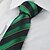 levne Pánské motýlky a kravaty-New Pruhované zelené pánské kravaty Formální oblek kravata Party pro svatební Suvenýry
