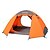 abordables Muebles de cámping-2 Personas Tienda Doble Carpa para camping Una Habitación Tienda de Campaña Plegable Impermeable Resistente al Viento Resistente a la