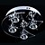 Недорогие Потолочные светильники-5-Light 34 cm(13.6 inch) Хрусталь / LED Потолочные светильники Металл Акрил Электропокрытие 220-240Вольт / G4