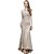 رخيصةأون فساتين للنساء-المرأة حمالة الصدر ذيل السمكة لصق الرباط فستان طويل كامل
