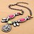 cheap Necklaces-Women&#039;s Fashion Fluorescence Alloy Gemmy Necklace