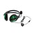 cheap Xbox 360 Accessories-Premium Edition Microphone Headphone Set for Xbox 360 (Green)