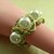 ieftine Șervețele și accesorii-Palat Pearl nunta șervețele inel Set de 6, Dia 4,5 cm