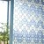 billige Vægklistermærker-elegant klassisk blå geometrisk rhobus mønster vinduesfilm 1roll