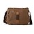Χαμηλού Κόστους Τσάντες Messenger-Ανδρικά Γιούνισεξ Τσάντα ώμου Τσάντα φορητού υπολογιστή Σταυρωτή τσάντα Καμβάς Καθημερινά Μαύρο Χακί Καφέ Καφέ
