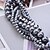preiswerte Perlenhalskette-Damen Kristall Halsketten / Perlenkette - Perle Schwarz Modische Halsketten Schmuck Für Party, Alltag