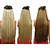 billige Syntetiske extensions-25 Inch Klip i syntetisk glat hår extensions med 5 klip (assorteret 3 farver)