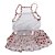 abordables Vêtements pour chiens-Chien Robe Fruit Vêtements pour Chien Respirable Blanche Costume Coton XS S M L