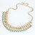 levne Módní náhrdelníky-Dámská Euramerican módní Gemmy pryskyřice vícevrstvý náhrdelník
