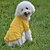 billiga Hundkläder-Hund T-shirt Valpkläder Enfärgad Minimalistisk Stil Hundkläder Valpkläder Hundkläder Gul Röd Blå Kostym för tikar och hundar Bomull XS S M L XL