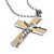 cheap Religious Jewelry-Men&#039;s Pendant Necklace Cross Ladies Classic Christ Stainless Steel Titanium Steel Golden Gold / Silver Necklace Jewelry For Party Gift Daily Casual Sports