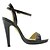 baratos Sapatos de mulher-sandálias de couro do salto stiletto partido / noite (mais cores)