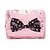 abordables Accessoires de Bain-Rose Paillettes Quadrate noir bowknot Maquillage / Cosmétiques Sac Cosmétique de stockage