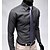abordables Camisas de hombre-Camisa a rayas con estilo Slim Fit de manga larga para Hombres